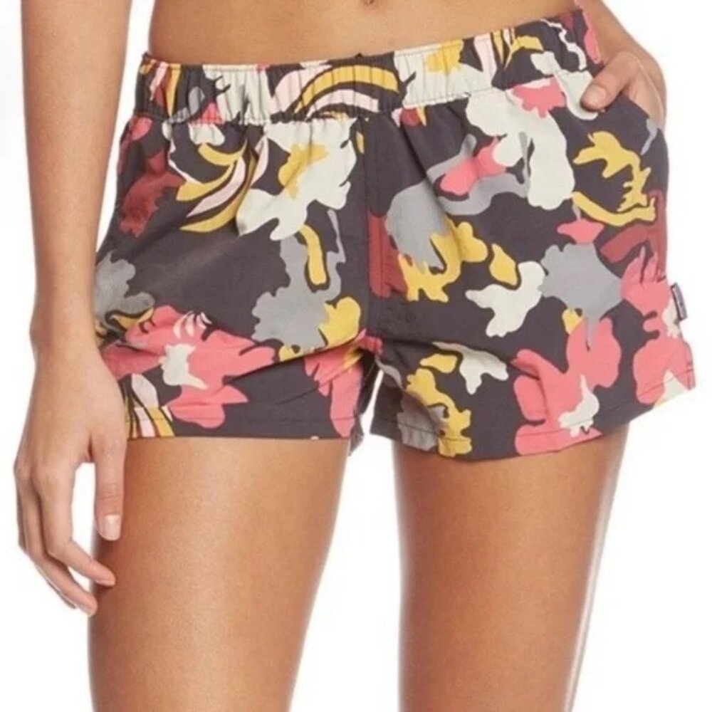 PATAGONIA Women's Baggies Shorts Floral 2.5" Inseam, Size XS